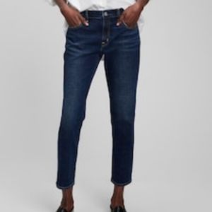 Gap 1969 Dark Indigo Wash 5 Pocket Girlfriend Jeans 24